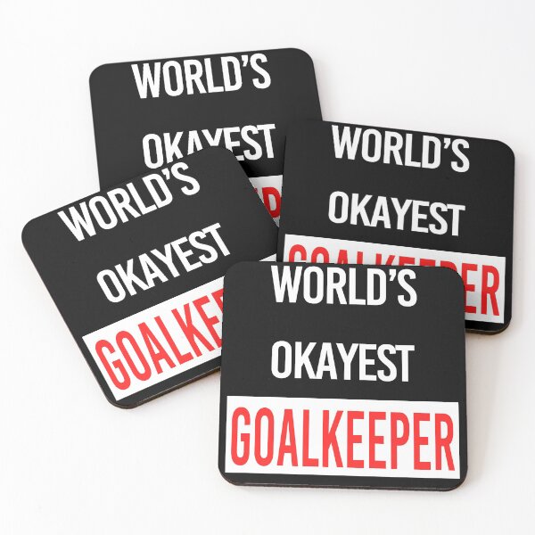 Item preview, World's Okayest Goalkeeper designed and sold by DinoSpirit.