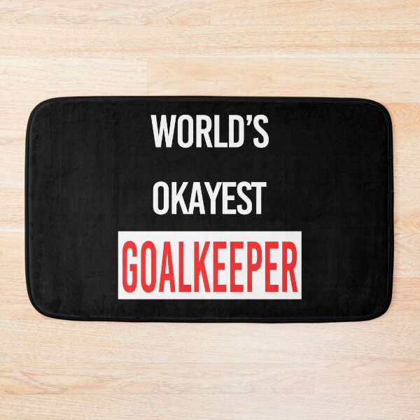 Item preview, World's Okayest Goalkeeper designed and sold by DinoSpirit.