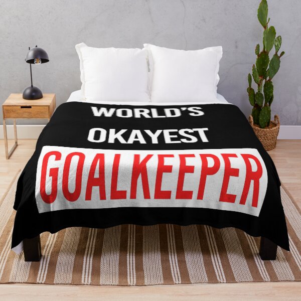Item preview, World's Okayest Goalkeeper designed and sold by DinoSpirit.