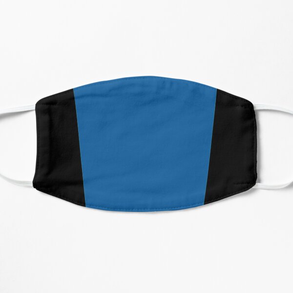 Uniform Skant Minidress Scifi Cosplay in Blue Flat Mask