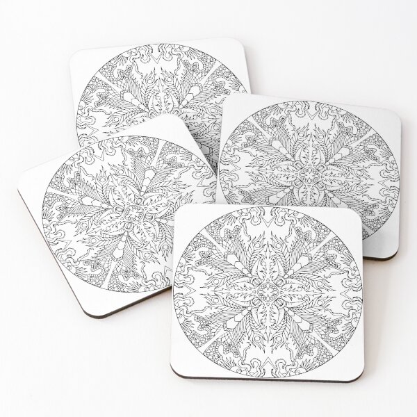 Item preview, Beastly Mandala designed and sold by Hellster.
