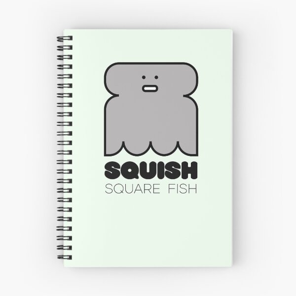 Item preview, Fish Squish Square Fish Pastel Green designed and sold by Quooki.