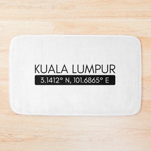 Item preview, Kuala Lumpur Coordinates designed and sold by Jajamon.