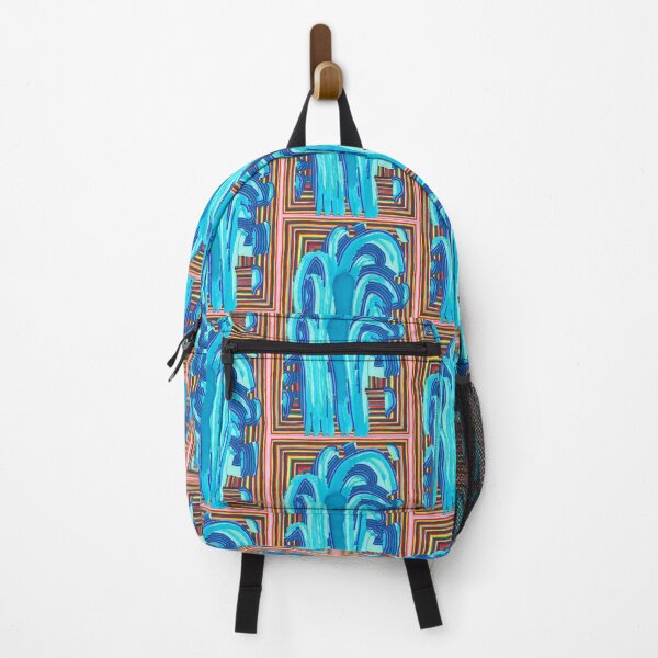 Item preview, Abstract Fountain with Rainbows designed and sold by JaySnellingArt.