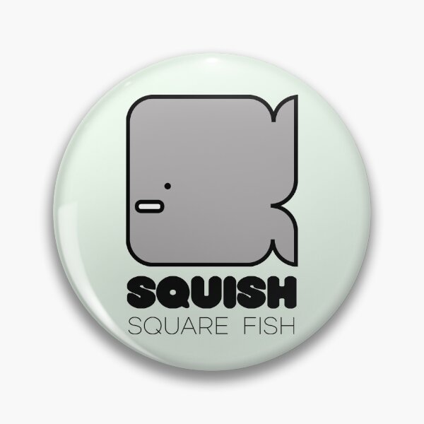 Item preview, Fish Squish Square Fish Pastel Green designed and sold by Quooki.