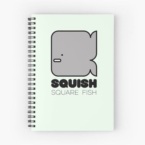 Item preview, Fish Squish Square Fish Pastel Green designed and sold by Quooki.
