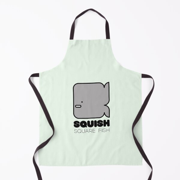 Item preview, Fish Squish Square Fish Pastel Green designed and sold by Quooki.