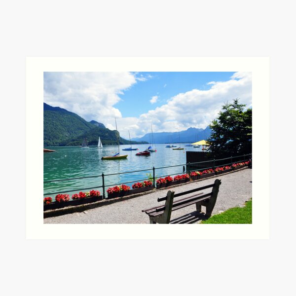 Lake Wolfgang, Austria Art Print
