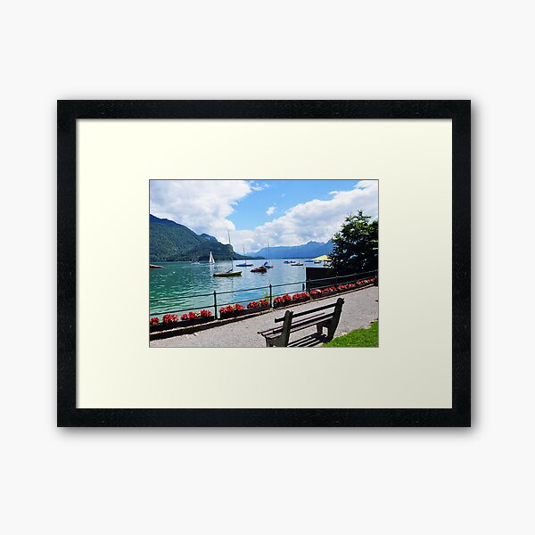 Lake Wolfgang, Austria Framed Art Print