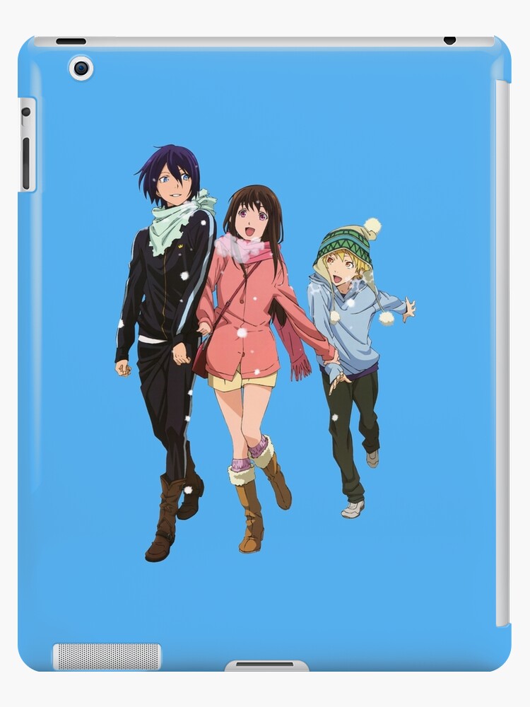 Hiyori, Yato and Yukine into the opening of Noragami Aragoto