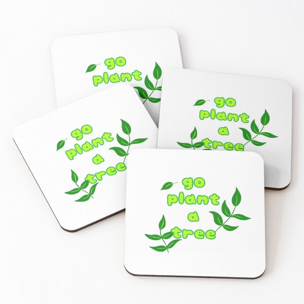 Item preview, Go Plant A Tree Quote, green leaves, environmental  designed and sold by KaelaRebeccaArt.