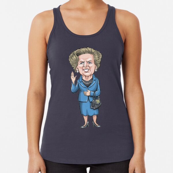 Margaret Thatcher Racerback Tank Top
