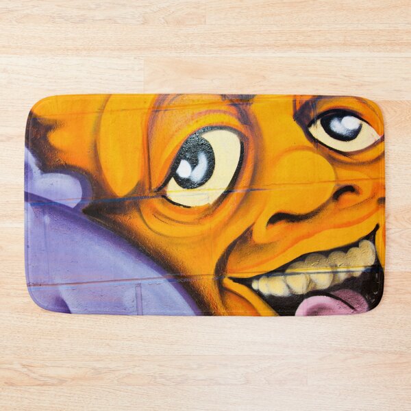 Item preview, Smiling Orange Face Urban Art Photograph designed and sold by srgreen.