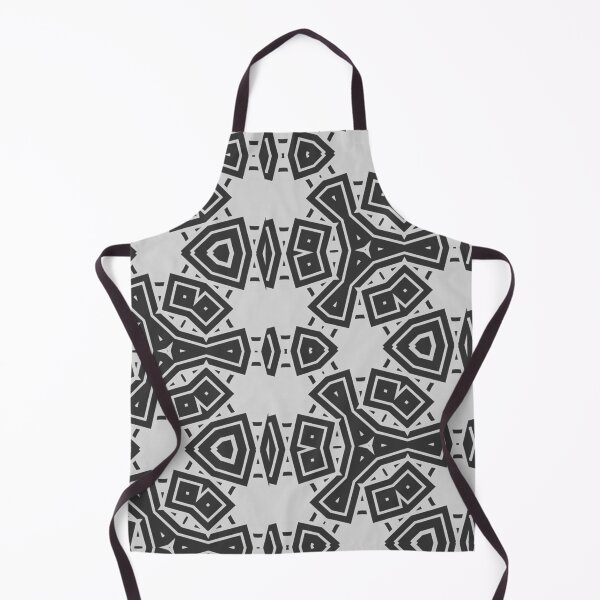 Item preview, Bold Motif Soft Black and White-Warm Grey Mono Geometric Abstract Pattern Art Deco Style by Jenny Meehan  designed and sold by Jenny Meehan Art Prints and Patterns  .