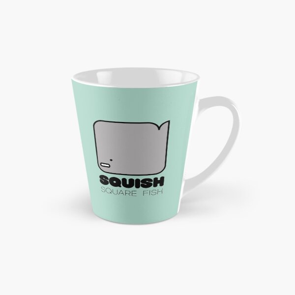 Item preview, Fish Squish Square Fish Pastel Sea Green designed and sold by Quooki.