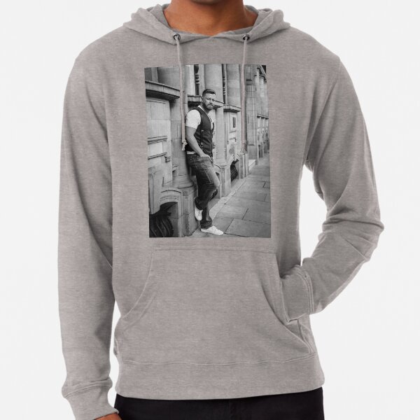 Paul Middleton Black and White Lightweight Hoodie