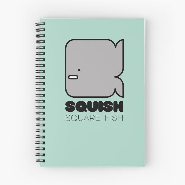 Item preview, Fun Fish Squish Square Fish Pastel Sea Green designed and sold by Quooki.