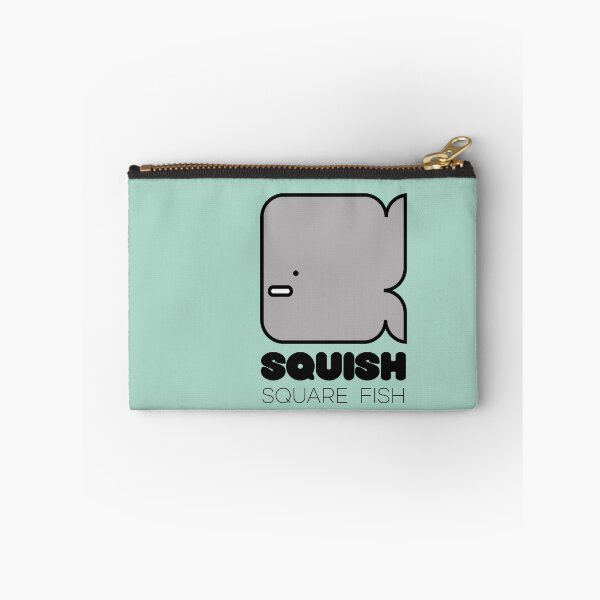 Item preview, Fun Fish Squish Square Fish Pastel Sea Green designed and sold by Quooki.