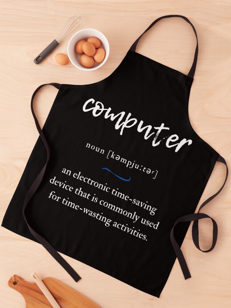 Thumbnail 1 of 6, Apron, Computer Definition | Dictionary Collection designed and sold by Designschmiede.