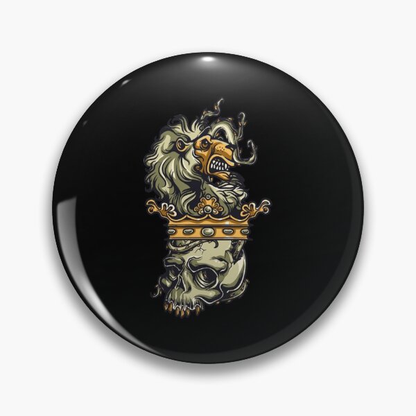 Item preview, Lion VS Skull - Awesome Goth Lover Gift designed and sold by Teenation9.