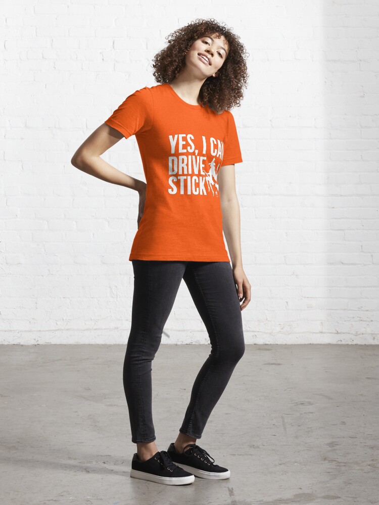 Alternate view of Yes, I Can Drive A Stick Essential T-Shirt