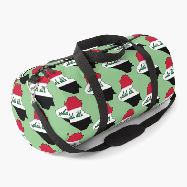 Item preview, Iraq Map with Iraqi Flag designed and sold by Havocgirl.