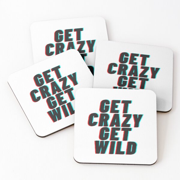 Item preview, Get crazy get wild glitched  designed and sold by Medmac's Designs.