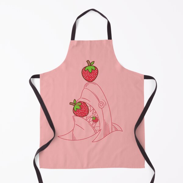 Item preview, Strawberry Shark Sticker designed and sold by garhoud.