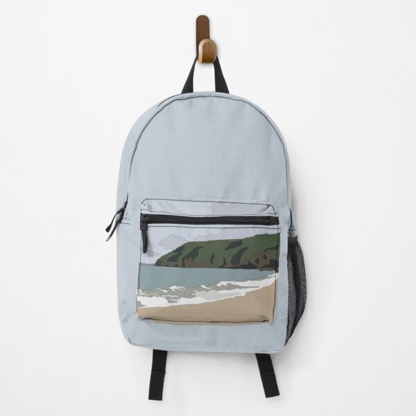 Item preview, Beach With Mountains Circle designed and sold by designby-maddie.