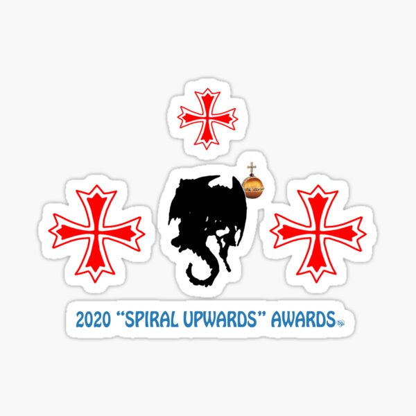 Bladee Drain Gang 2020 "SPIRAL UPWARDS" AWARDS merch Sticker