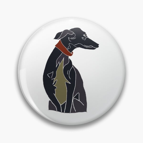 Item preview, Vintage style whippet designed and sold by Artbynko.