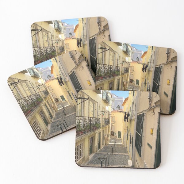 Item preview, Narrow Alleyway in Lisbon, Portugal designed and sold by Orchyd.