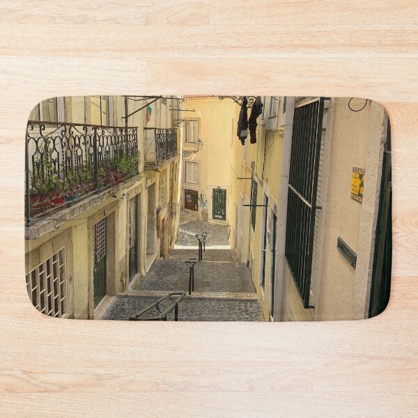 Item preview, Narrow Alleyway in Lisbon, Portugal designed and sold by Orchyd.