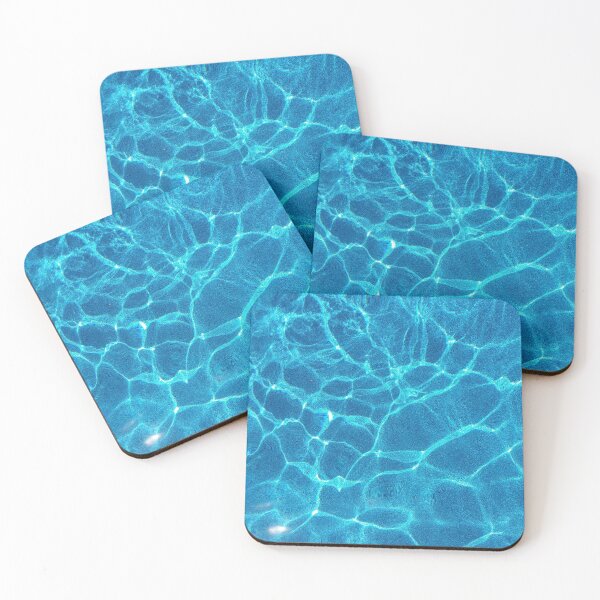 Item preview, Clear blue pool water waves designed and sold by stina-bee.