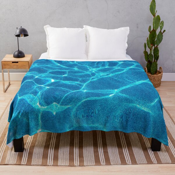 Item preview, Clear blue pool water waves designed and sold by stina-bee.