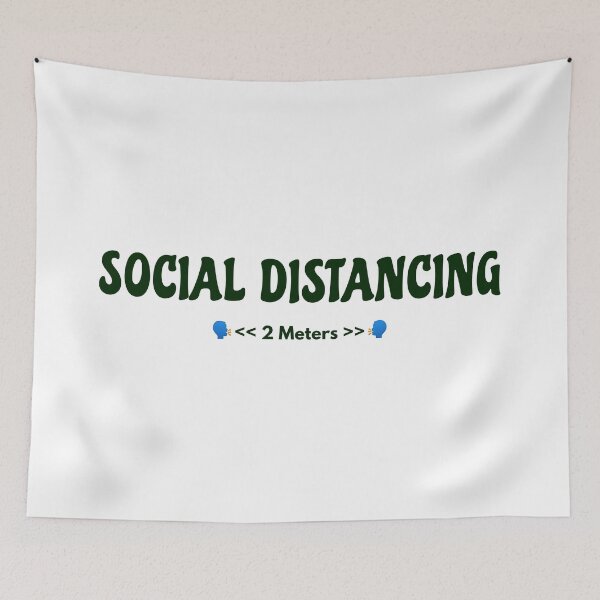Item preview, Social Distancing designed and sold by VkScript.