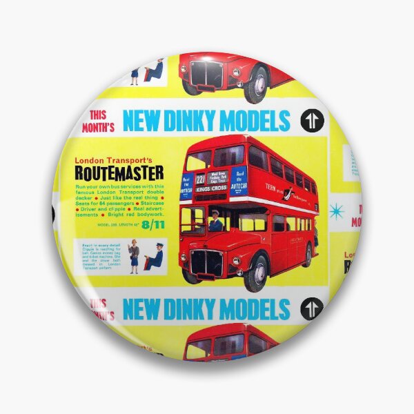 Item preview, DINKY ROUTEMASTER ADVERT designed and sold by ThrowbackAds.