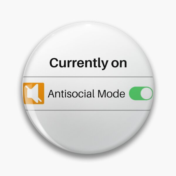 Item preview, Antisocial Mode designed and sold by razvigod.