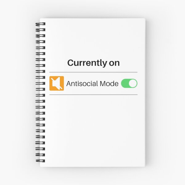 Item preview, Antisocial Mode designed and sold by razvigod.