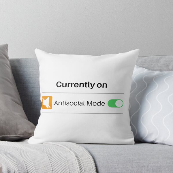 Item preview, Antisocial Mode designed and sold by razvigod.
