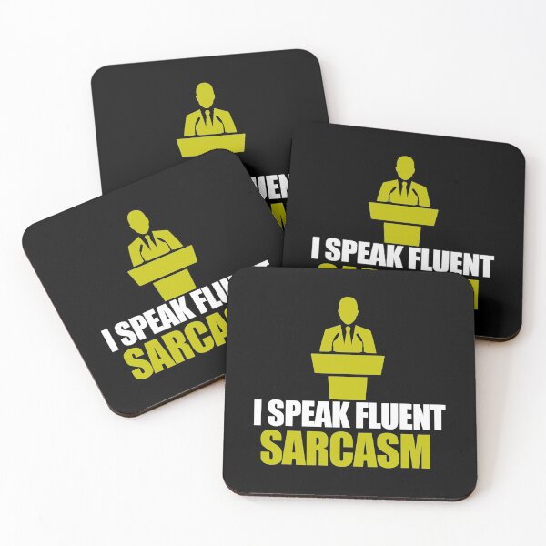 Item preview, I speak fluent sarcasm - Awesome humorous person Gift designed and sold by Teenation9.