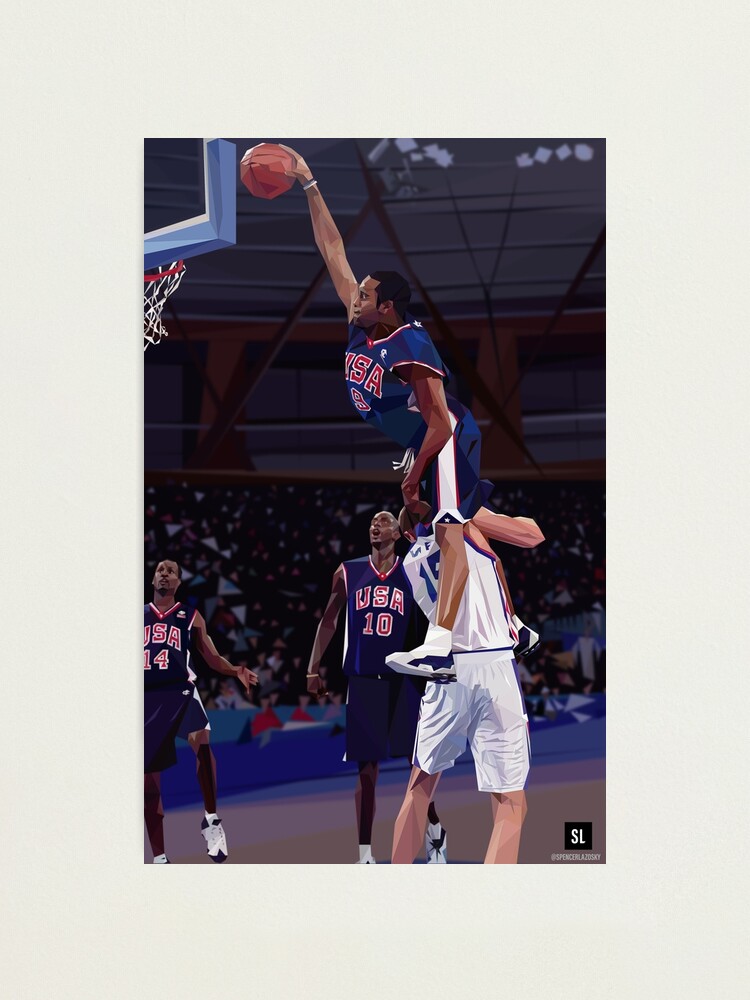 Impression photo for Sale avec l uvre Vince Carter Dunk quipe