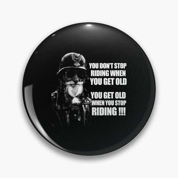 Item preview, You don't stop riding when you get old - Awesome old biker Gift designed and sold by Teenation9.