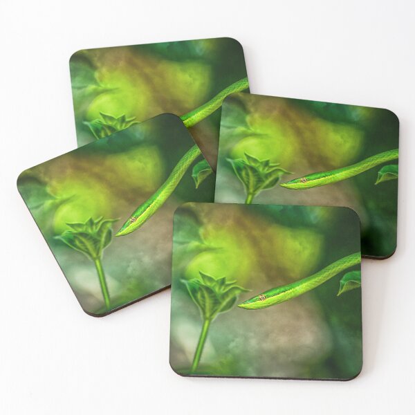Item preview, green snake culebra verde with texture designed and sold by Nicole Bleck.
