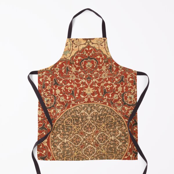 Item preview, Flowery Vines VIII // 16th Century Contemporary Red Blue Yellow Colorful Ornate Accent Rug Pattern designed and sold by vintagepatterns.