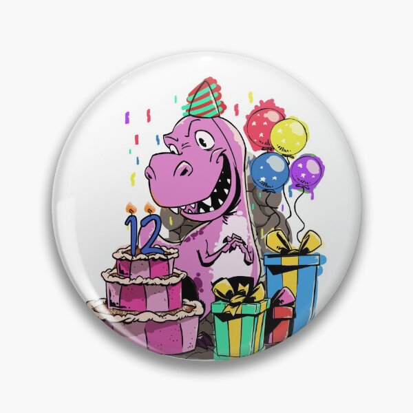 Artikelvorschau, Dinosaurier-Geburtstagsfeier, 12 Jahre alt, 12. Dino Bday, Tyrannosaurus Rex entworfen und verkauft von iHeartDinosaurs.