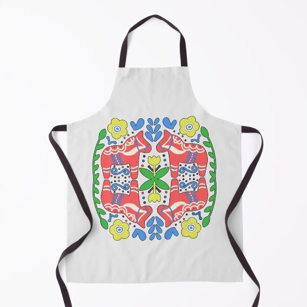 Item preview, Dala Horse Pattern Dalarna Sweden Horse Dalecarlian Swedish Colorful designed and sold by funnytshirtemp.