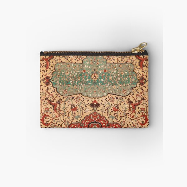 Item preview, Flowery Vines X // 16th Century Contemporary Red Blue Yellow Colorful Ornate Accent Rug Pattern designed and sold by vintagepatterns.