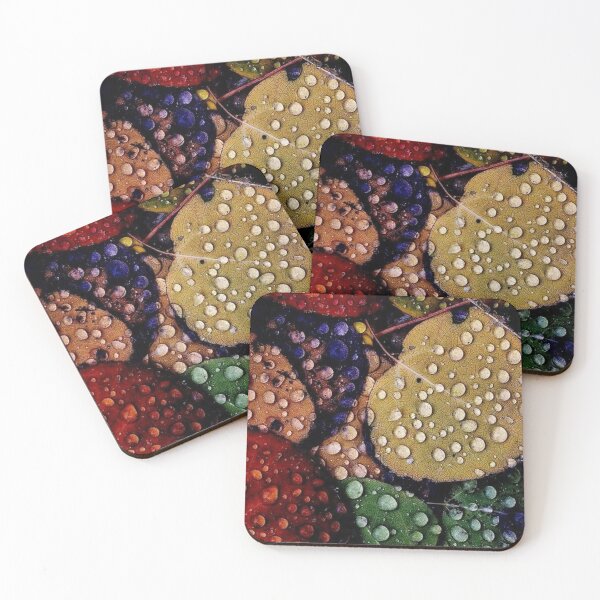 Item preview, Water drop leaf print designed and sold by Talwaran.