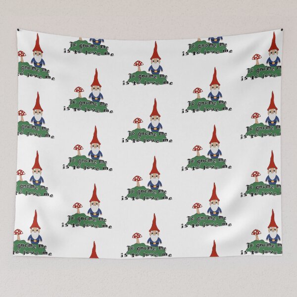 Item preview, 'To gnome me is to love me' - Gnome and mushroom designed and sold by Ellie Canhoto.